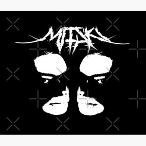 Mitski Black Metal Font Mouse Pad - Image 3