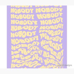 Mitski Nobody Lyrics Liquid Art Tapestry - Image 3